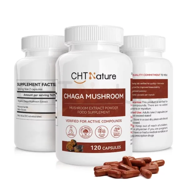 Chaga Mushroom Capsules - Image 2