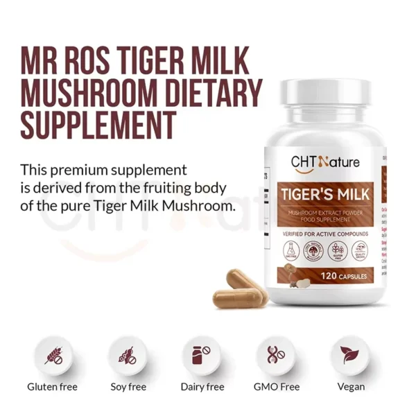 Tiger Milk Mushroom Capsules - 이미지 3
