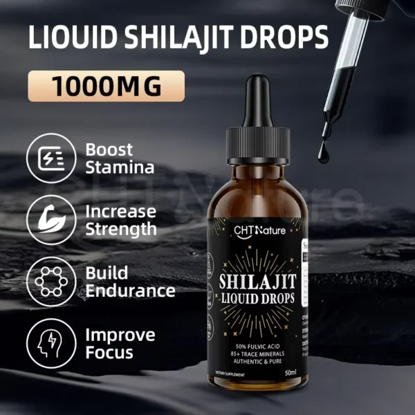 Himalayan Shilajit Liquid Drops - Imagen 5